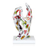 D3619W9 - Escultura de resina Unión profunda multicolor
