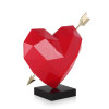 D3635PREG - Corazón perforado rojo