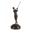 EP505 - Escultura de bronce Jugadora de golf