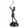 EP505 - Escultura de bronce Jugadora de golf
