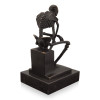 EP998 - Estatua de bronce Esqueleto pensador