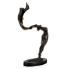 EPA227 - Estatua de bronce Bailarina con velo