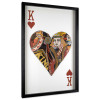 SA052A1 - Cuadro collage Rey de corazones