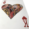SA052A1 - Cuadro collage Rey de corazones