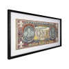 SA067A1 - Cuadro collage Billete de un dólar 