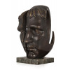 SA477 - Estatua de bronce Cabeza surrealista