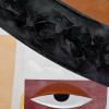 WF065TX1 - Composición de rostros abstractos multicolor