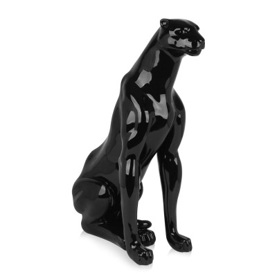 D8060PB - Sitzender Panther schwarz