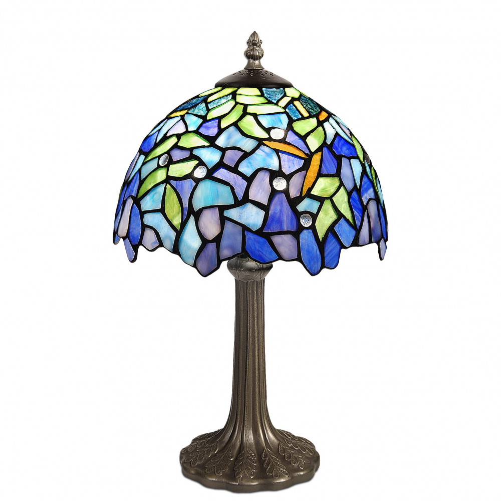 GW10001 - Nachttischlampe Tiffany - Stil Glyzinien