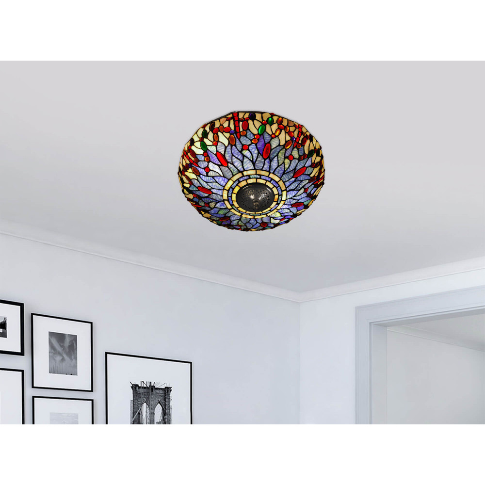 Tiffany-Lampe Deckenleuchte Libelle | Arte Dal Mondo