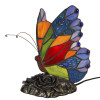 AB08017 - Nachttischlampe Tiffany - Stil Schmetterling