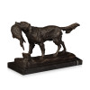AL169 - Bronzeskulptur Jagdhund
