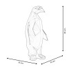 D3515ER - Facettiertes Pinguin rot