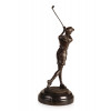 EP505 - Bronzeskulptur Golfspielerin