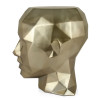 FPE5550EG - Beistelltisch Facettierter Frauenkopf gold