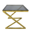 JST002A - Sofa - Beistelltisch Simply zed serie Luxury gold