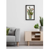 SA041A1 - Collage - Bild Kaktus in der Vase