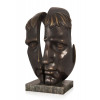 SA477 - Bronzestatue Surrealistischer Kopf