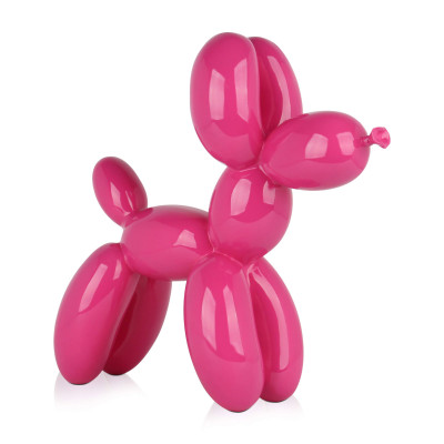 D5246PX - Ballon - Hund fuchsiafarben