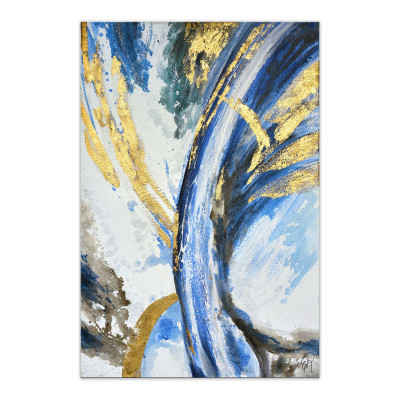 WF041X1 - Azurblaue und goldene Flüsse